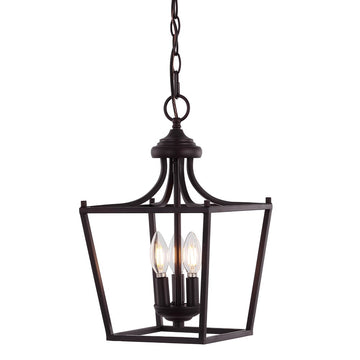 Camden Iron Classic Midcentury Pendant Lantern - JONATHAN Y